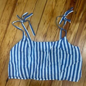 Old Navy Striped Cropped Tank